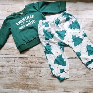 New Kids Christmas size 70 (US6/12 month) two pieces set